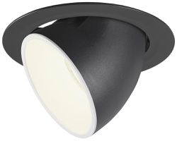 Downlight LED INC SLV NUMINOS GIMBLE XL, 37.4W 1050mA 3800lm 4000K 20° no/bc