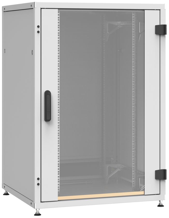 Netzwerkschrank Standard-Line S-82424-181-11-2, 24HE, 800×1163×800mm, grau