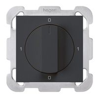 Interruttore rotativo INC kallysto 0/3L nero con manopola
