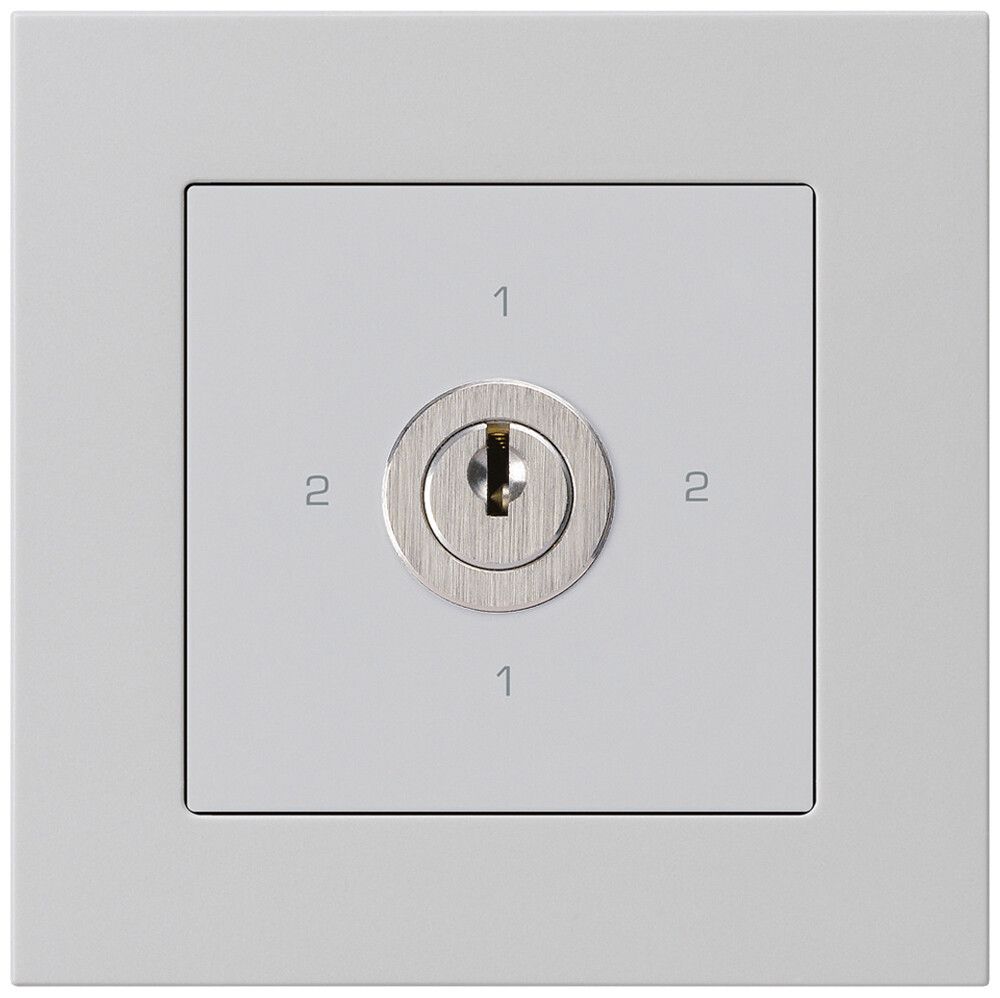 Interruttore rotativo INC kallysto.pro 3/1L grigio chiaro con serratura Kaba 8