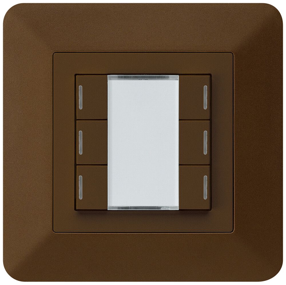 Tasto INC kallysto.trend KNX 6×LED RGB s/e-link marrone