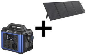 Powerstation-Kit XLayer Mobile 80000mAh 230VAC/≤300W + PV-Modul 80W 18VDC