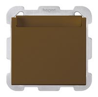 Interruttore Hotelcard INC kallysto 1L marrone con piastra di fissaggio