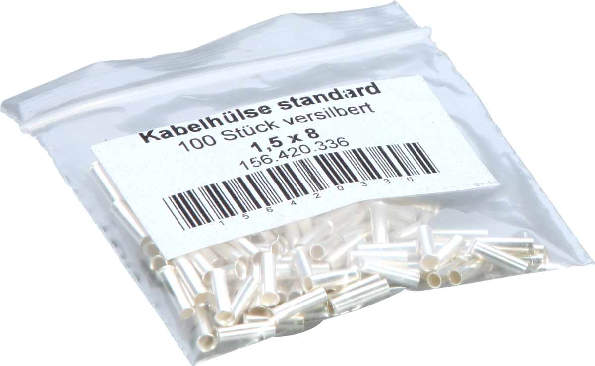 Aderendhülse Standard 1,5mm²/8mm Me-Ag