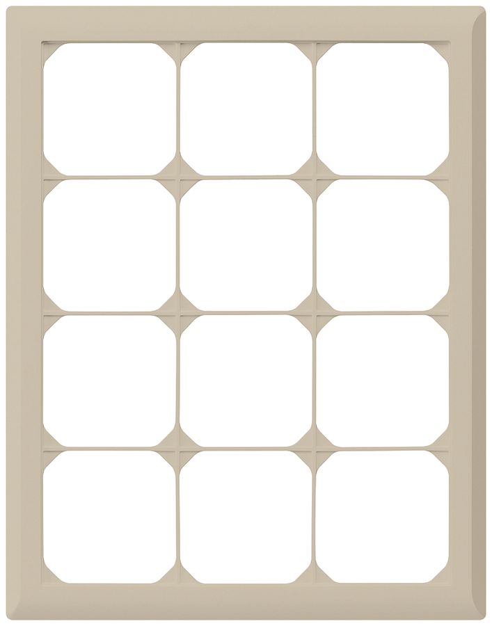 UP-Abdeckrahmen kallysto.line 4×3 beige vertikal 272×212mm