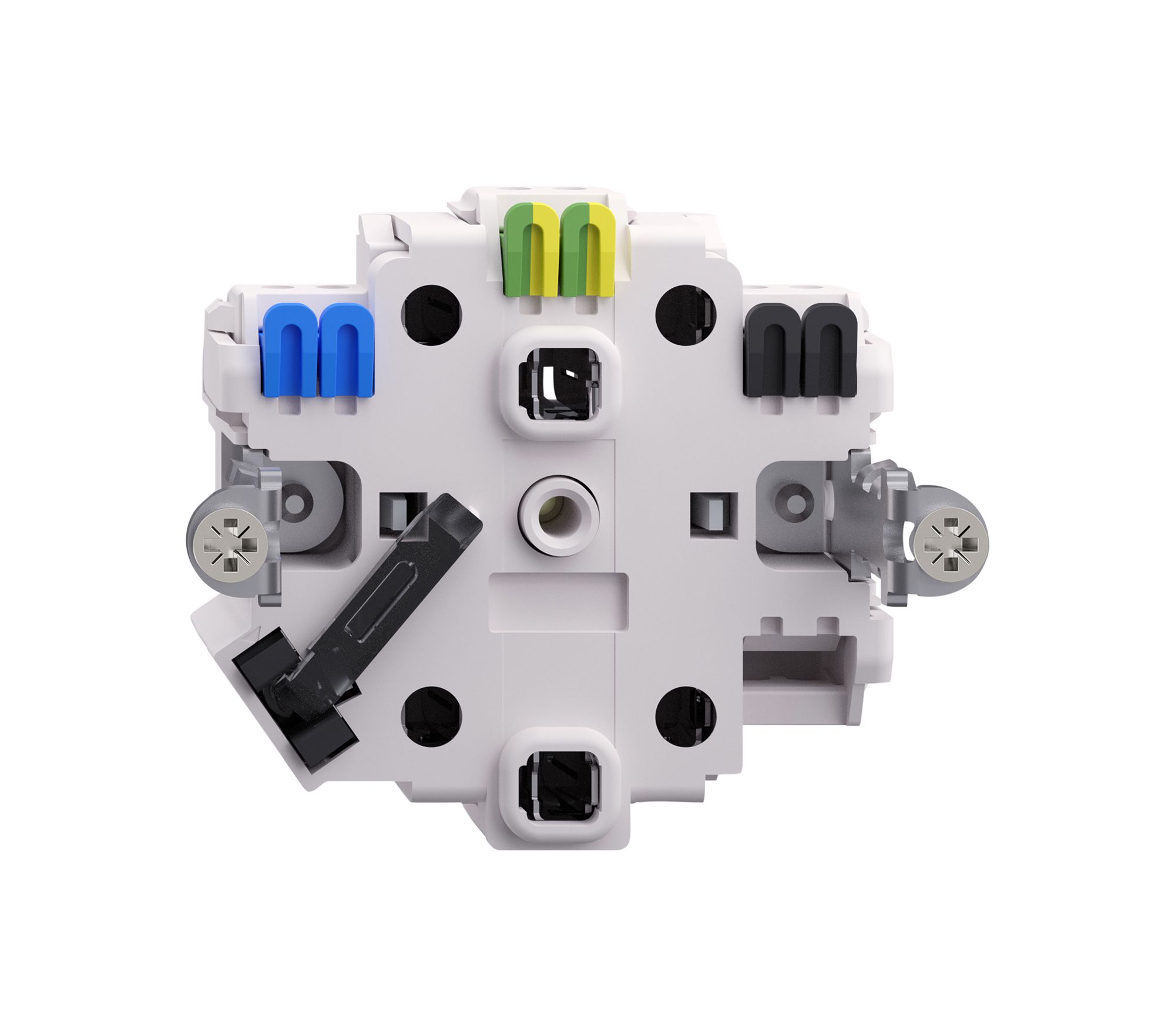 Intérieur prise FH BSE 2×T13 avec LED bleu