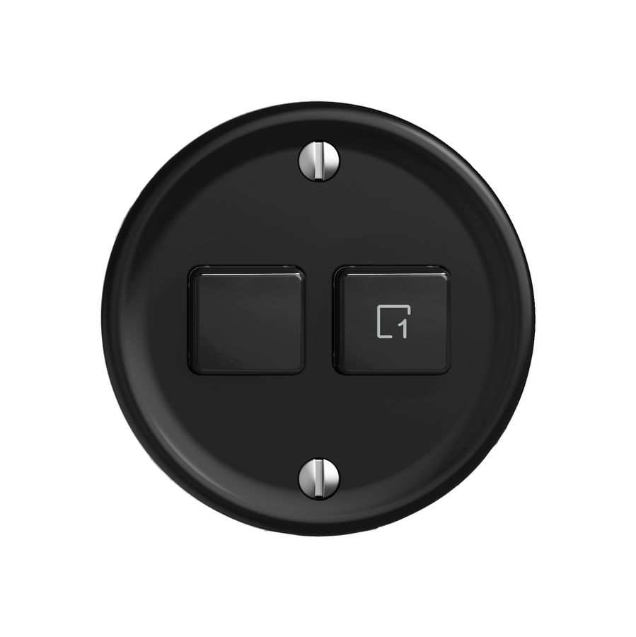 Kit de montage STANDARDdue Wiser SNAPFIX® p.interrupteur 1c scène 2T no