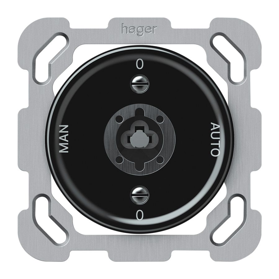 Interruttore a chiave INC origin comm.2/1L 16A 250V 0-AUTO-0-MAN 77×77mm ne