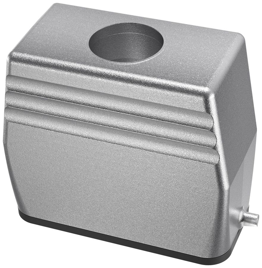 Steckergehäuse A10 PROCON Alu H=53mm LVN o.Kabelverschraung, Ø1×M20 gerade