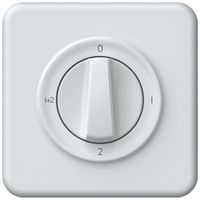 UP-Drehschalter origin Serienschalter 1/1L 16A 250V 0-1-2-1+2 92×92mm weiss