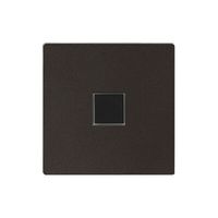 Kit di copertura EDIZIOdue elegance per tasto semplice moca