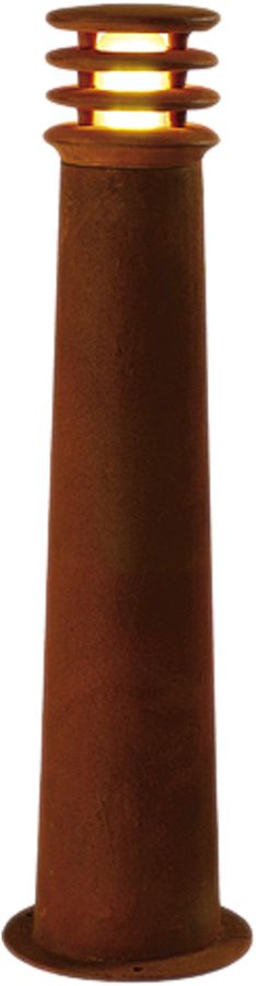 Standleuchte SLV RUSTY 70, E27 11W IP55 Eisen gerostet