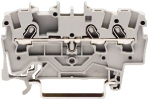 Durchgangsklemme WAGO TopJob-S 1.5mm² 3L grau Serie 2001