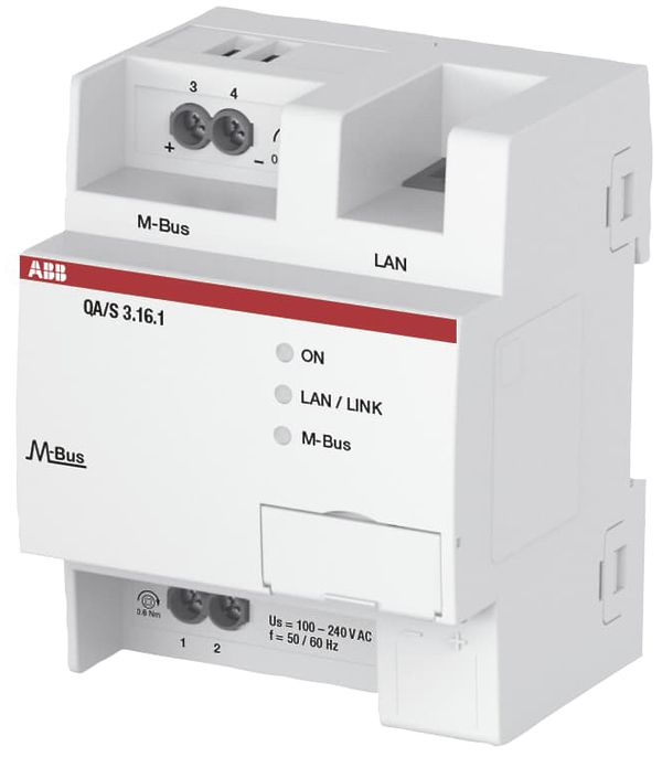 Energy Analyzer AMD ABB QA/S 3.16.1, KNX, per 16 partecipante