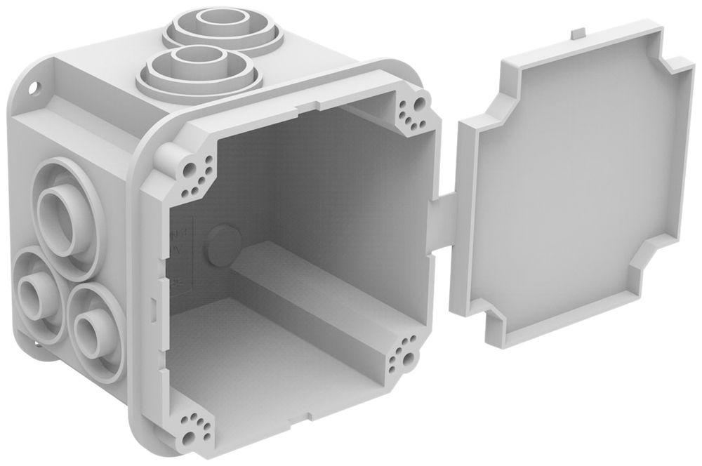 UP-Einlasskasten Spotbox UP1, 1×1, grau