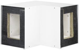 Inneneck tehalit FWK 90 E90/E30 100×160mm, verkehrsweiss