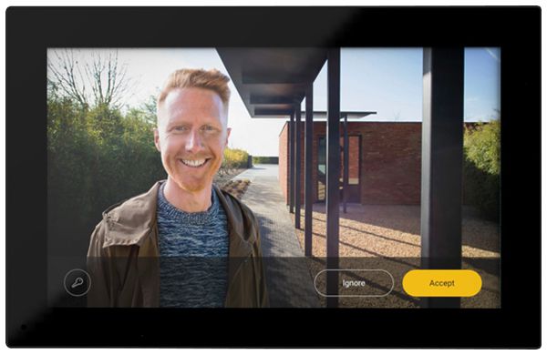 AP-Video-Hausstation Niko, 2-Draht, 1024×600 7", schwarz