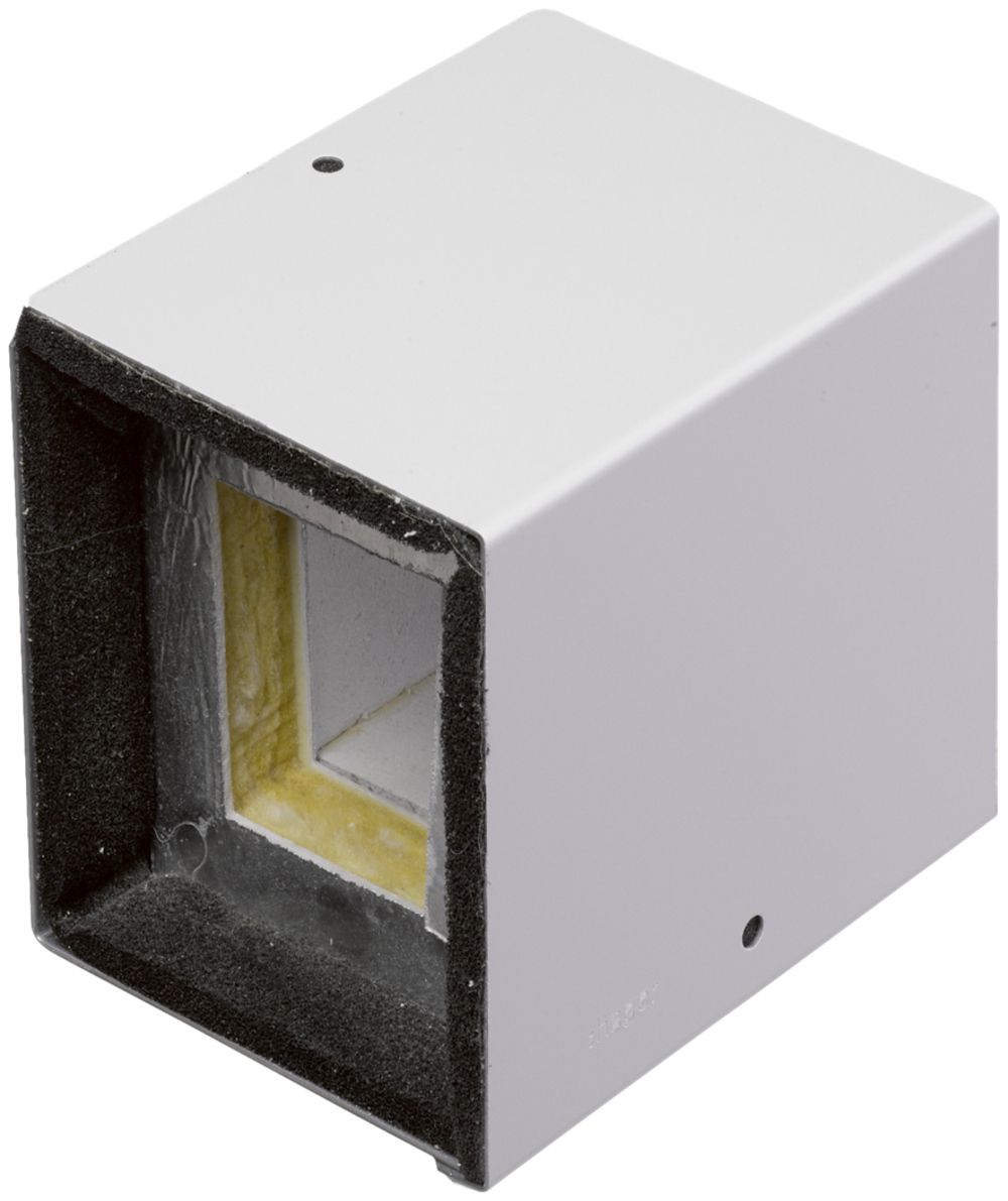 Pièce de raccordement tehalit FWK 3E 50×60mm, blanc traffic