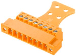 Stiftstecker Weidmüller SCZ Flansch Zugentlastung 3.81mm 12L verzinnt orange
