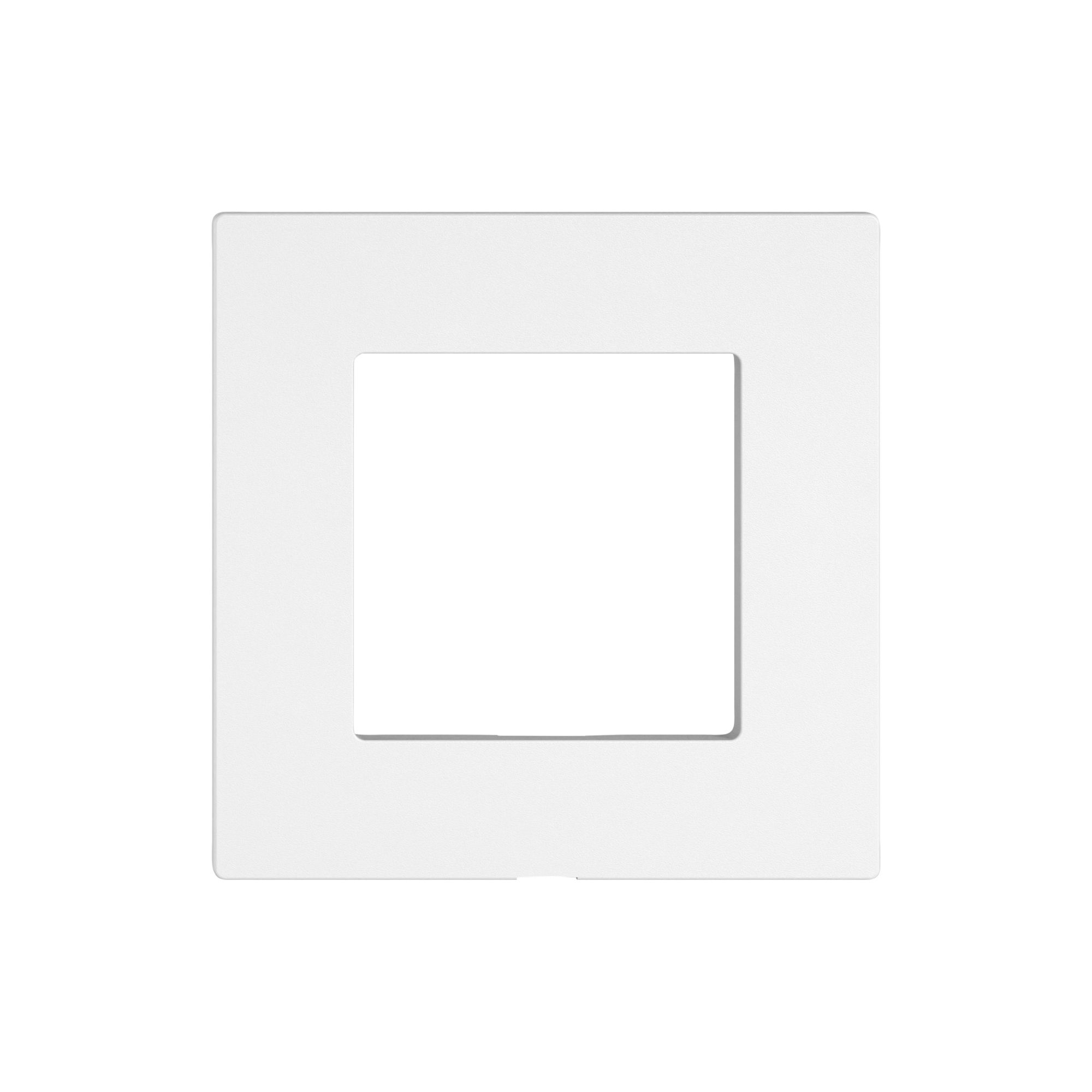 Plaque frontale EDIZIO.liv Wiser 60×60mm blanc