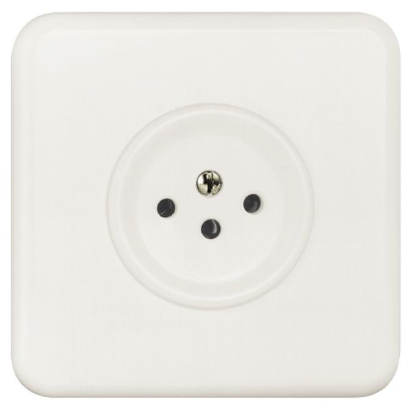 Kit frontal FH pour prise T12 blanc