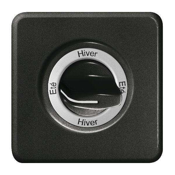 Kit front. Eté-Hiver-Eté-Hiver per interr.rotativo nero