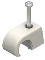 Brida a chiodo 4.5…7mm 20mm grigio