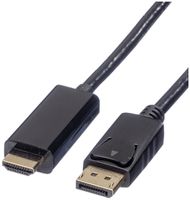 Cavo DisplayPort/HDMI ROLINE 4K@60Hz (DisplayPort 1.2) nero 5m