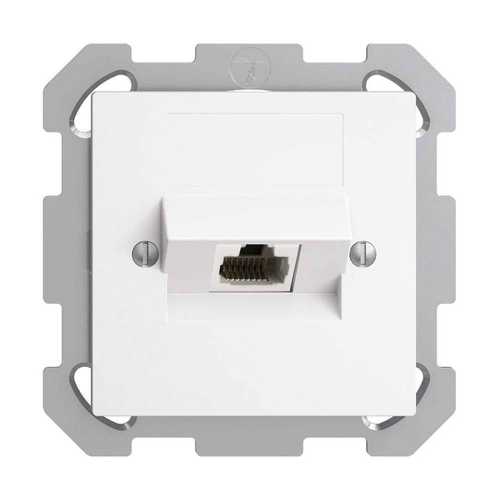 UP-Dose 1×RJ45/u 8P ITplus EDIZIOdue weiss