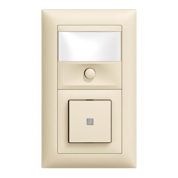 Combinaison grd.2×1 ENC sonnerie+AR EDIZIOdue crema