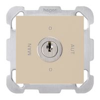 UP-Drehschalter 0-Man-0-Aut. kallysto 2/1L beige mit Schloss