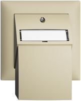 UP-Montageset EDIZIOdue FMI, mit Flachauslasshaube, für 2×Keystone, vanille