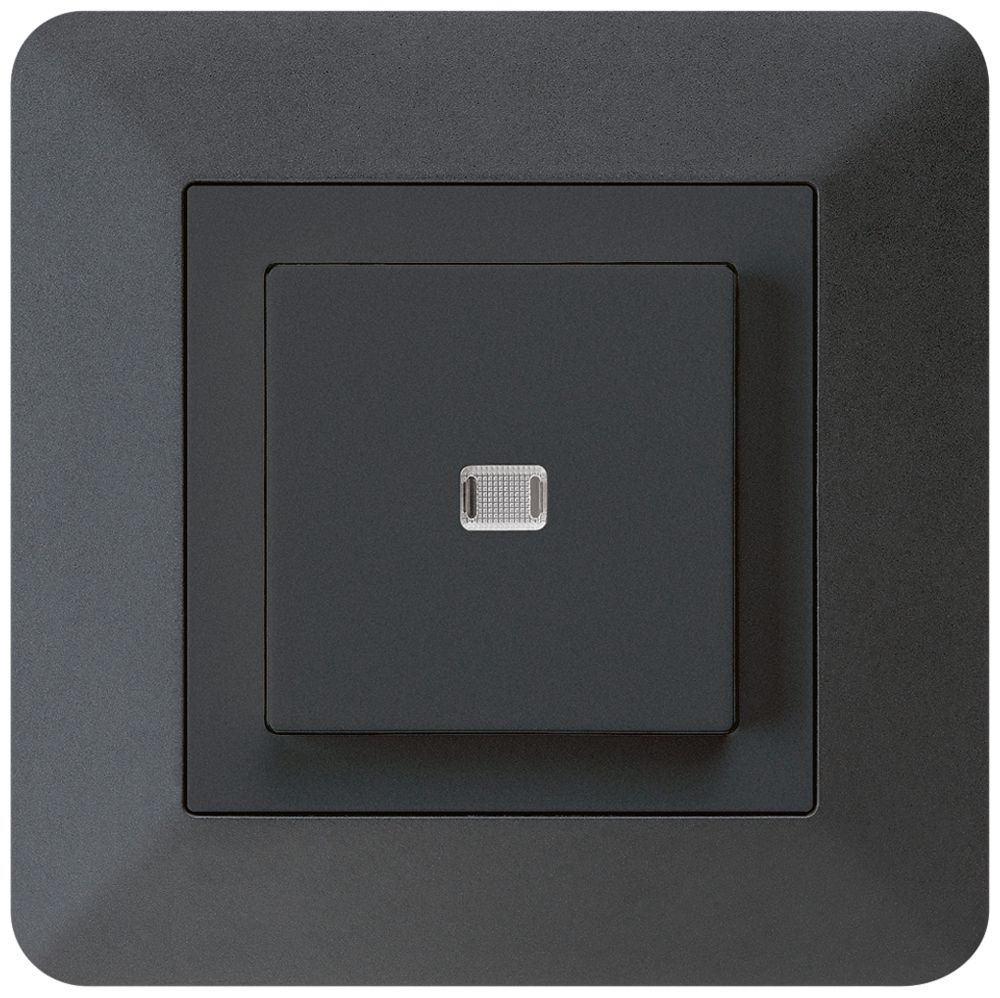 UP-Leuchtdruckschalter kallysto.trend 3/1L schwarz