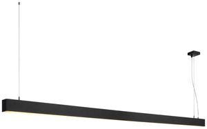 Luminaire suspendu LED SLV GLENOS PD 85W 5700lm 3000K 2m noir