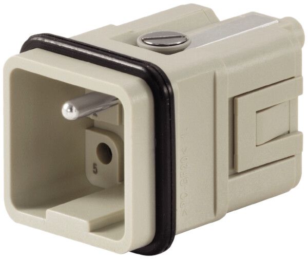 Insert mâle Weidmüller HDC HQ 250V 16A 5L à sertir grd.1