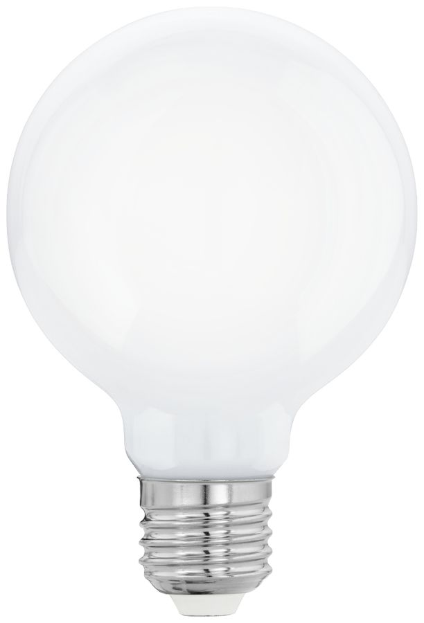 LED-Lampe Eglo E27 7W 806lm 2700K 80×120mm G80 opal 360°