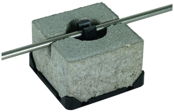 Dachleitungshalter DEHN/elvatec FB, Ø8mm, Beton, 1kg