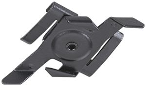 Graffa di montaggio SG ShopLine acciaio 90×60×10mm nero