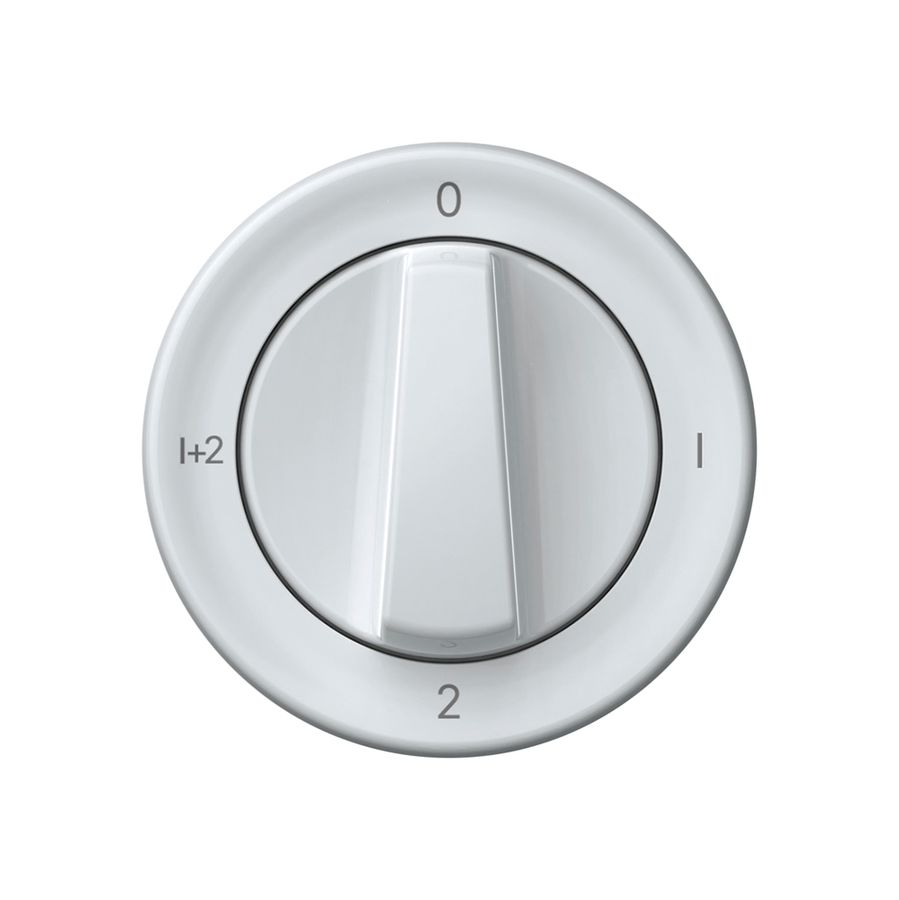 Frontset origin Drehschalter 0-1-2-1+2 60×60mm ws