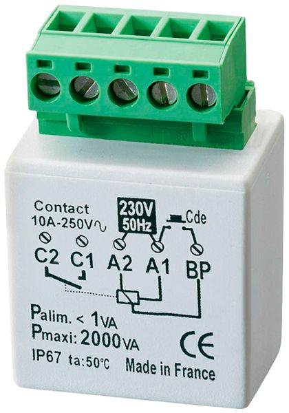 Timer luce scale INS Yokis 2000W 2min-4h 230V