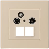 Prise d'antenne ENC R/TV/données HMS kallysto.pro 19dB beige