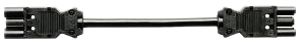 Verlängerung Wieland 3P 2m schwarz Stecker/Buchse GST18i3 K1BS1.5