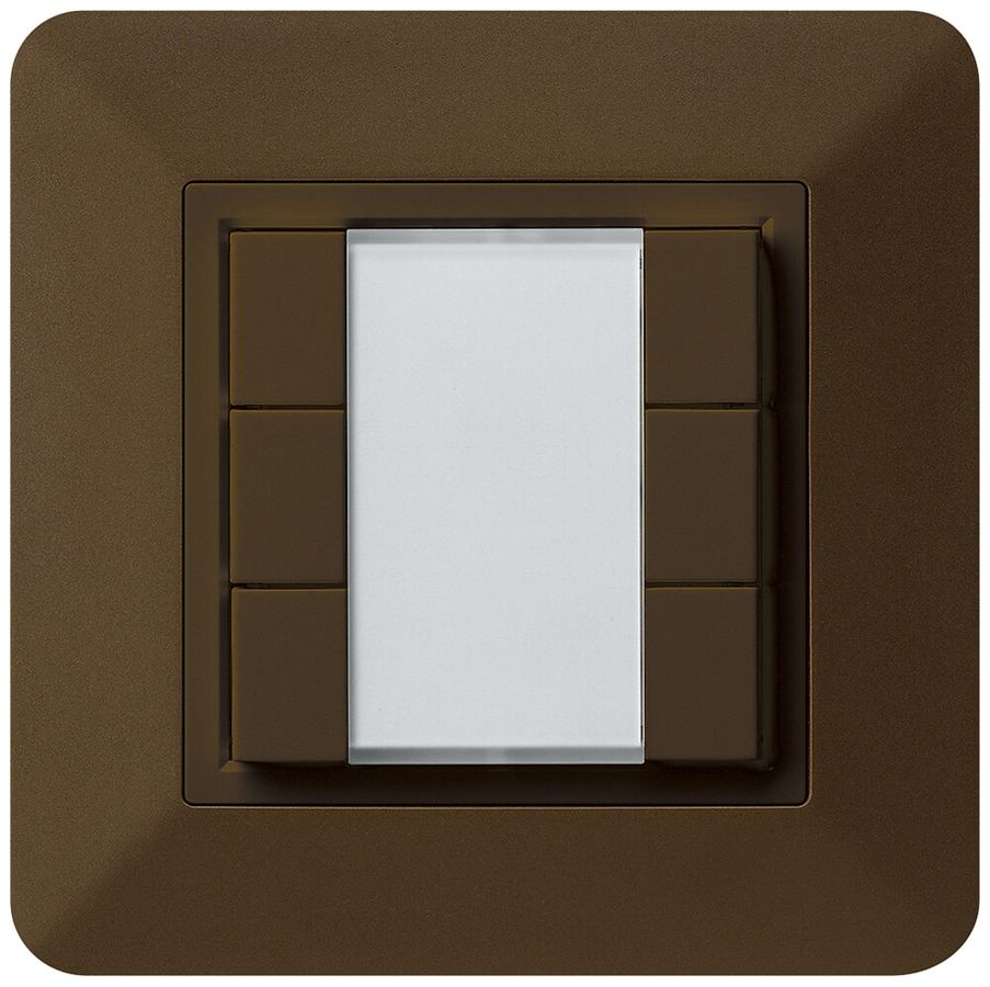 AP-Multifunktionstaster kallysto.trend KNX RF 6-fach braun