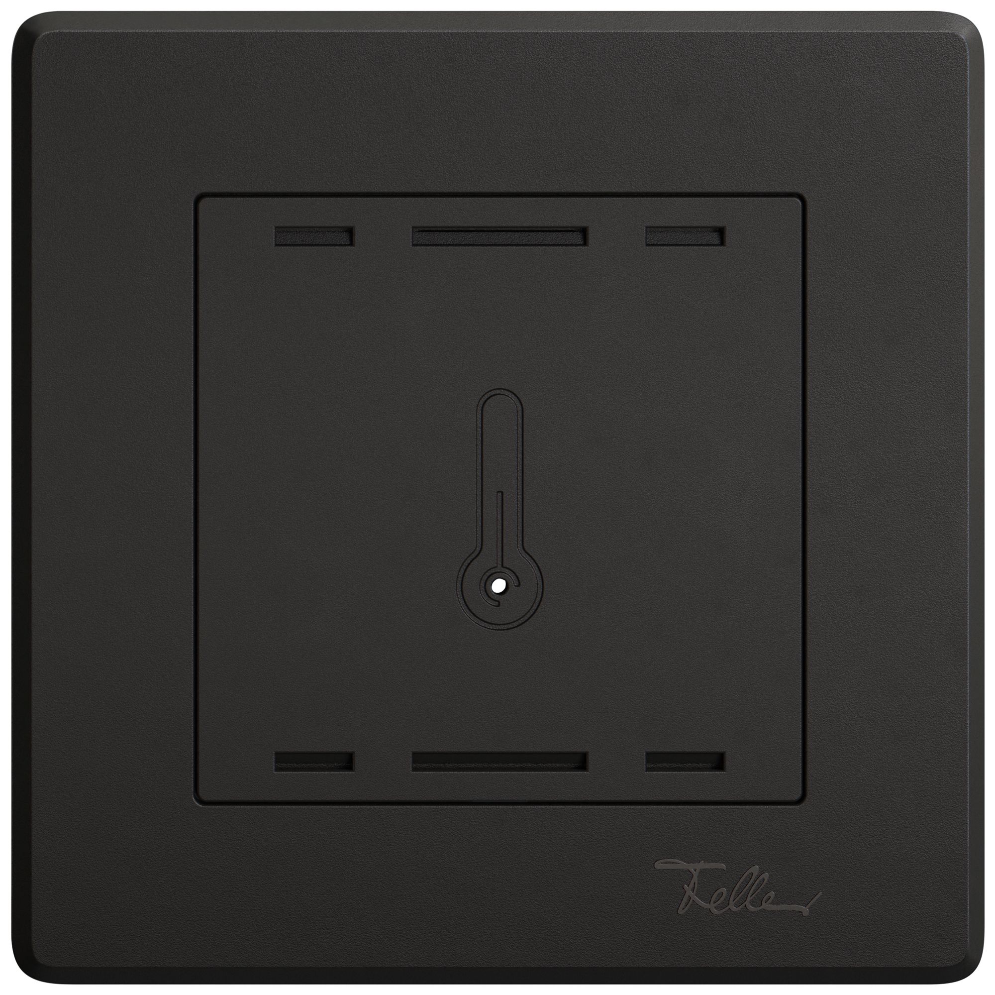 UP-Abdeckset EDIZIO.liv Wiser SNAPFIX® für Raumtemperatursensor 96×96mm sz