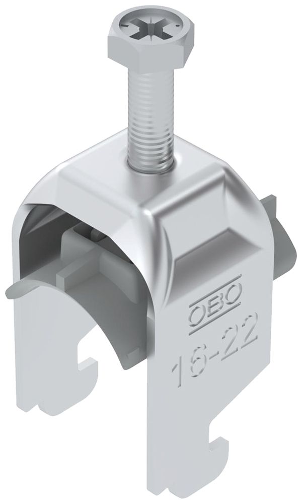 Fixation rapide BET 2056 pied à N matière synthétique 16…22mm 1×câble aluminium