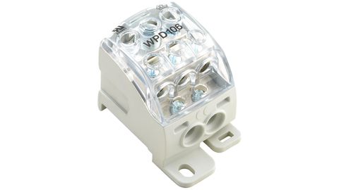 Blocs répartiteurs Weidmüller, 70 mm², pour rail DIN TH35