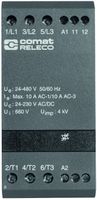 Contact semi-conducteur ComatReleco 10A/24…480VAC 3 phases(AC-1, AC-3) 24…230VAC