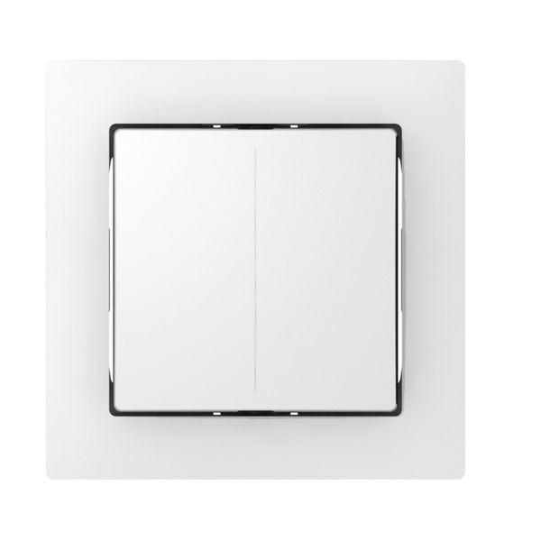 Senseur poussoir ABB Sidus KNX Basic type-E, 1/2, blanc