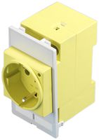REG-Steckdose Rittal SZ 2482.410 SCHUKO Schraubklemmen Kunststoff gelb