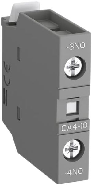 Hilfskontaktblock ABB CA4-10, 1S 4A AC-15, frontal Schraubanschluss